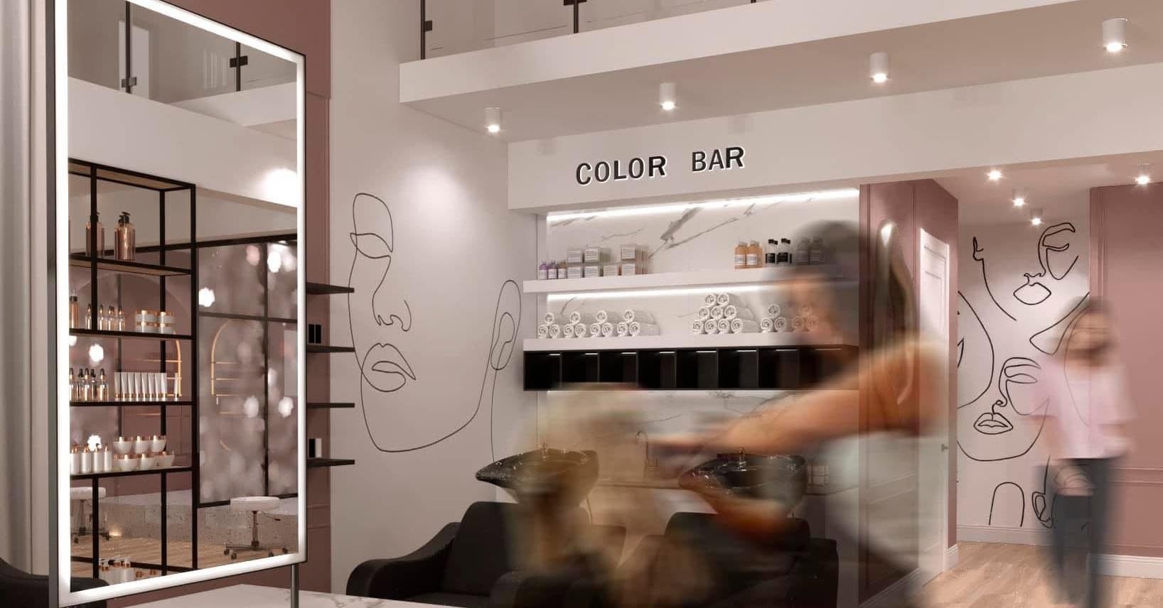 Інтер’єр та колор-бар ICON Beauty Space, Пафос